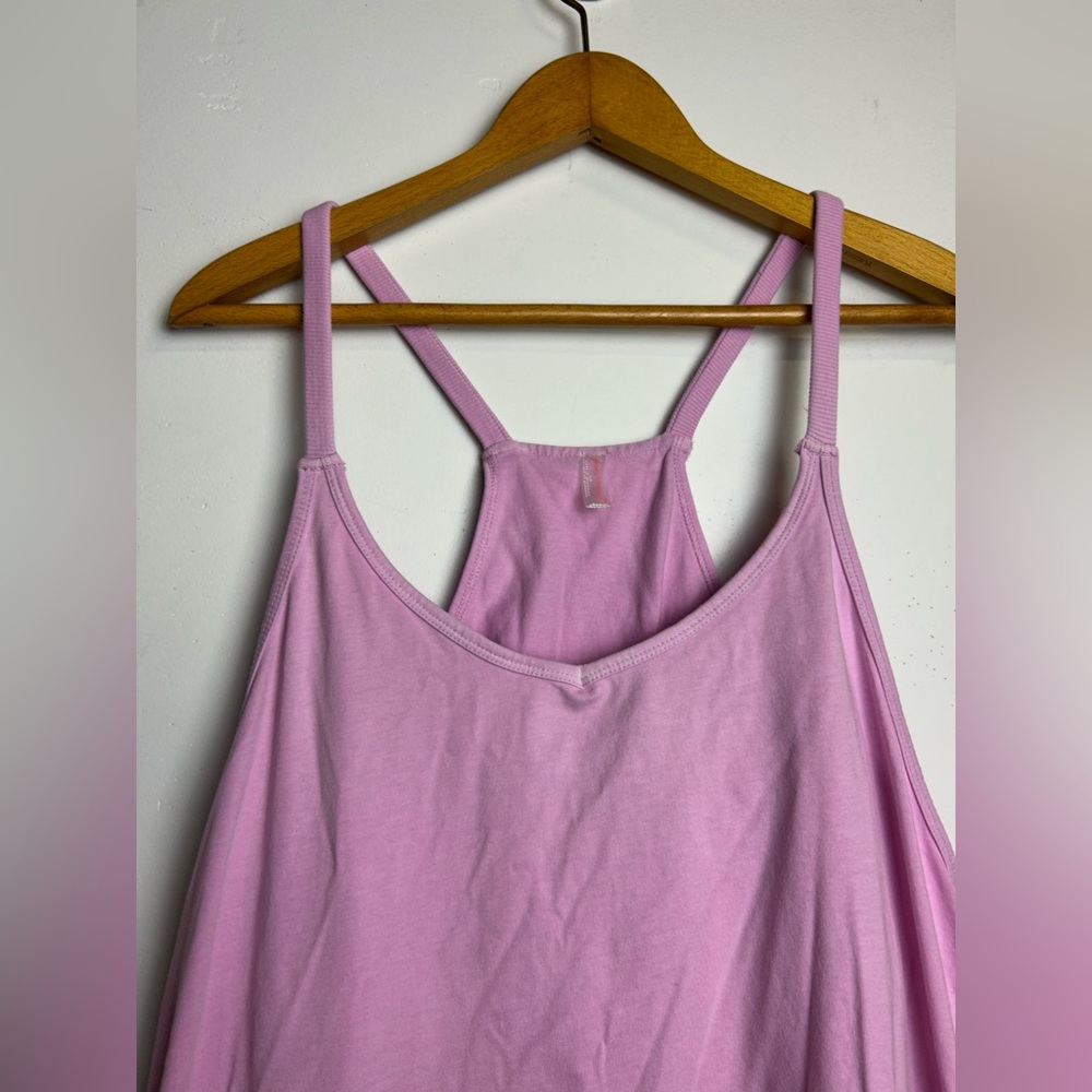Fp Movement by Free people L Hot Shot Mini dress Romper Pink lightweight stretch - Picture 4 of 15